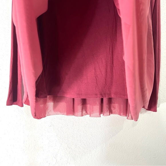 Matilda Jane Womens Dusty Pink Long Sleeve Flowy Shirt Size Large - Picture 3 of 7